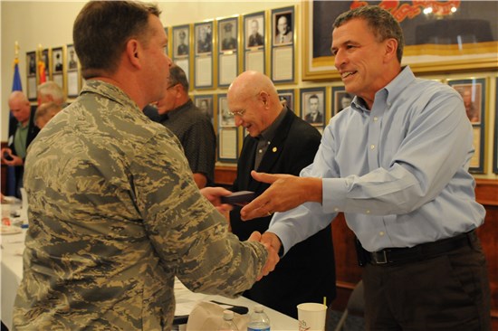 Service members and former general officers attend the inaugural conference of the Council of Retired Executives in the Texas Military Forces Museum at Camp Mabry, Texas, Aug. 6.