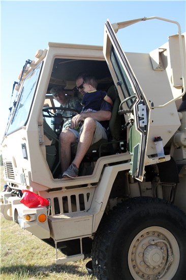 In this image, Round Rock youths enjoy the military tactical vehicles during the city's annual Touch a Truck event, held Oct. 25, 2014, at Old Settlers Park. 
