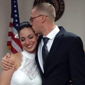 Sgt. James Green, native of El Paso, Texas, assigned to the 1st Armored Division Mobile Command Post Operational Detachment (1AD MCP-OD), Texas Army National Guard, kisses his wife Hannah on their wedding day, May 12, 2017. Green's journey into the U.S. Army has been filled with challenges, but he values the lessons the Army has given him. Green is currently deployed to Afghanistan with the 1st Armored Division Headquarters and Headquarters Battalion in support of Operation Freedom's Sentinel and Resolute Support. (Photo Courtesy of Sgt. James Green)