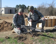 TXSG participated for the first year in the AG LMG Competition Photo by Texas Military Forces