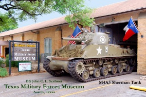 Texas Military Forces Museum M4A3 Sherman Tank