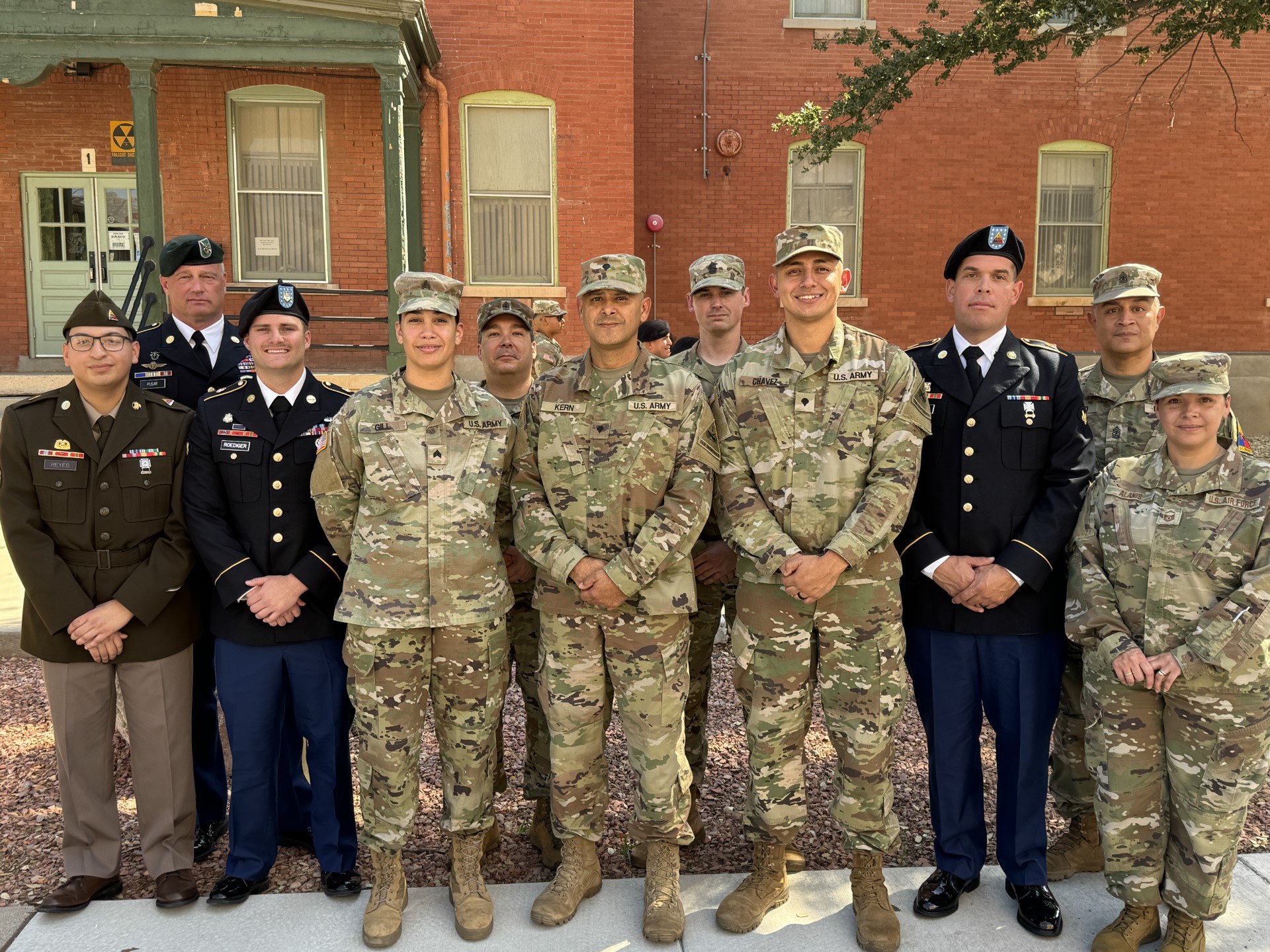 Soldiers Pose for group photo