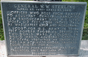 The tombstone of Adjutant General William Sterling