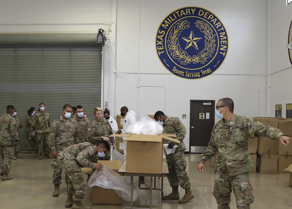National Guard Soldiers prepare for long-term care facility disinfection mission - 