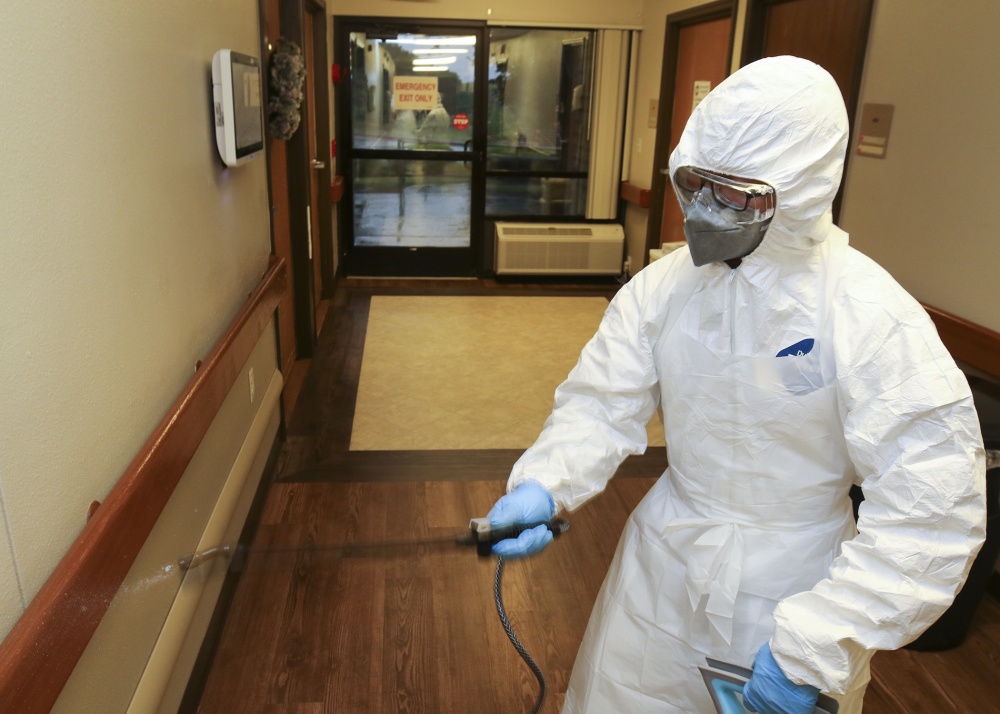 National Guard Soldiers begin nursing home disinfection mission - 