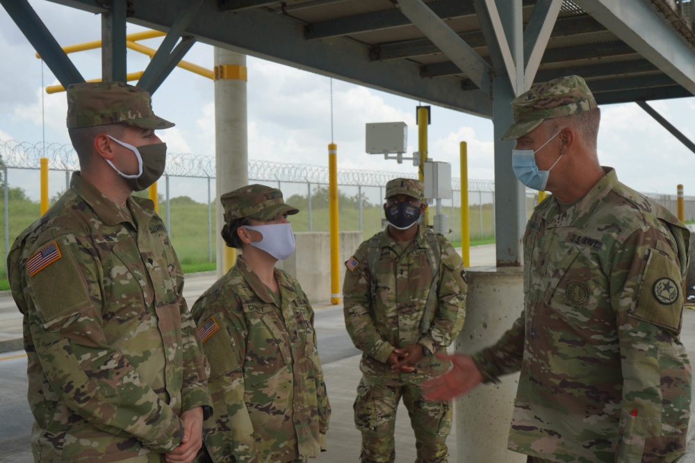 Brigadier General Greg Chaney visits South Texas Border - 
