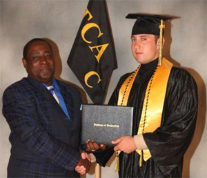 Photo of Danny Gonzales Graduating